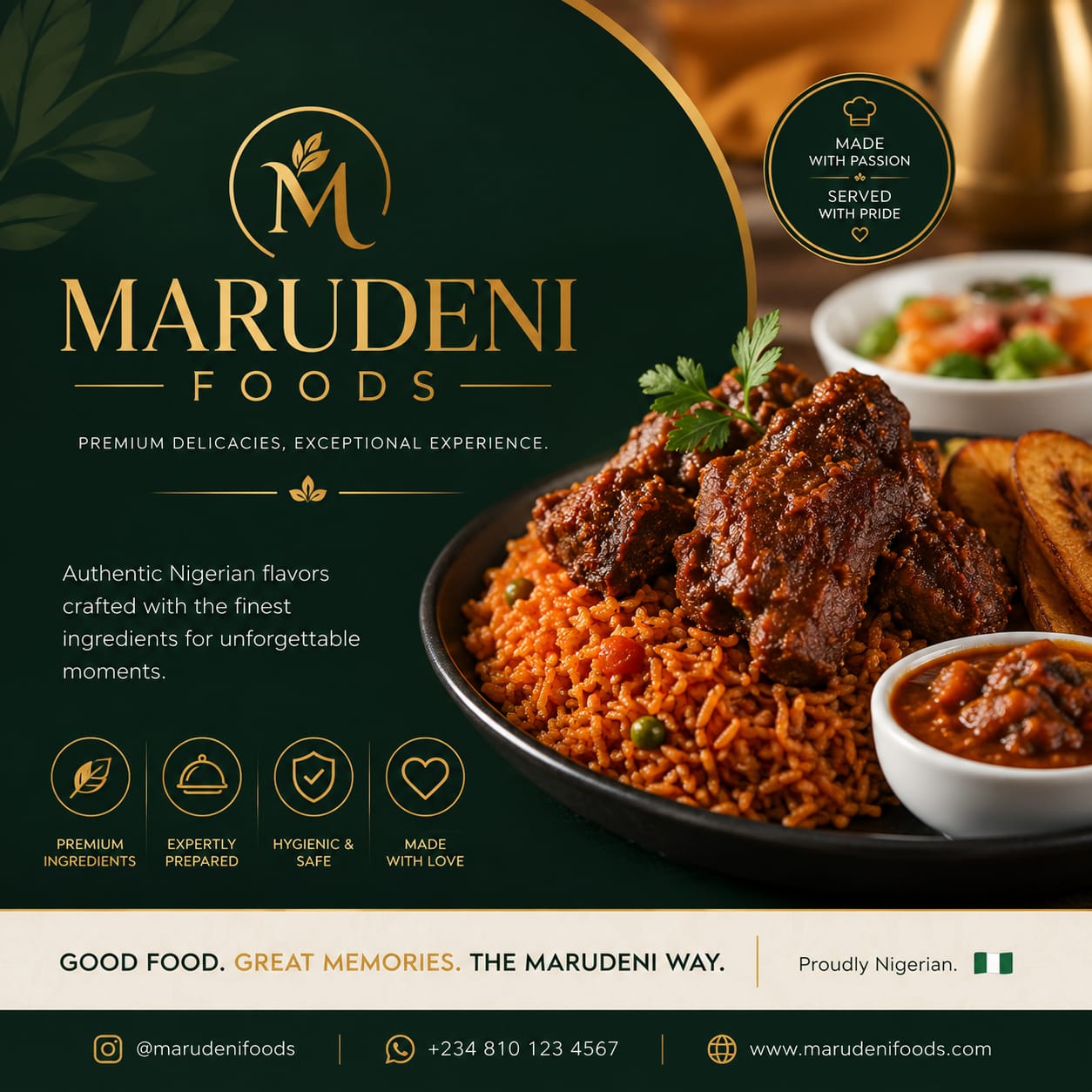 Marudeni Foods Flyer